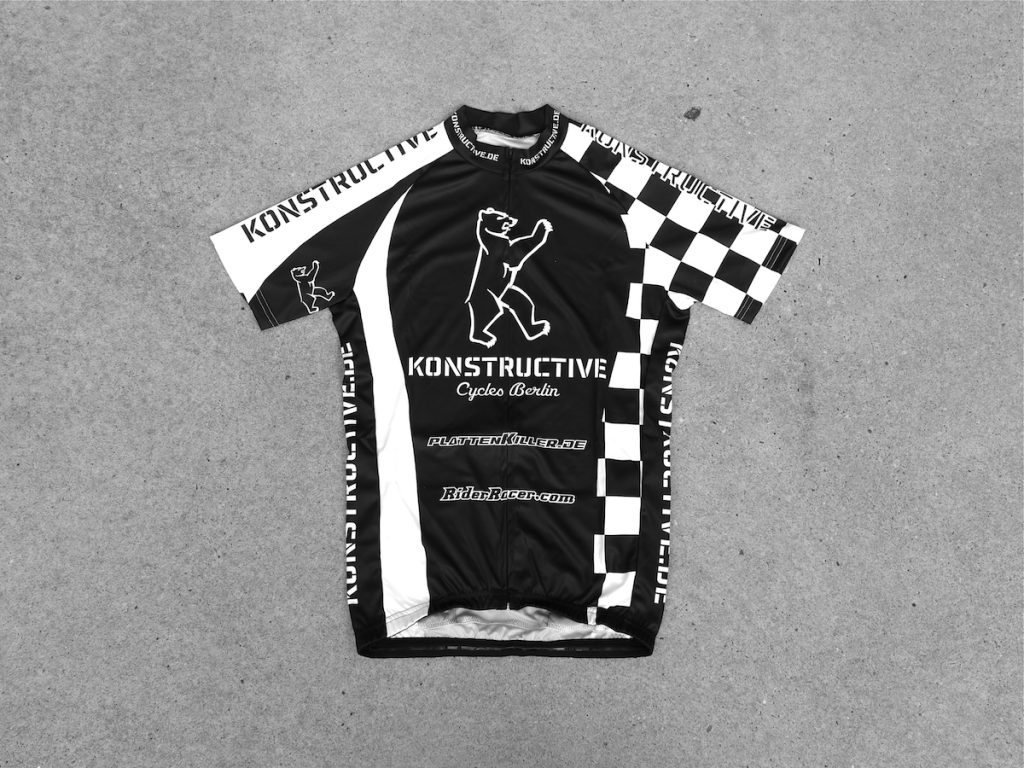 Konstructive Team Jersey BlackWhite short front