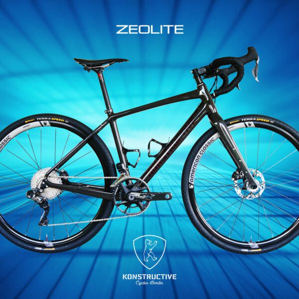 Konstructive Dream Bikes ZEOLITE Tailor Made Handbuilt Gravel Steel Bike XS Raw LN